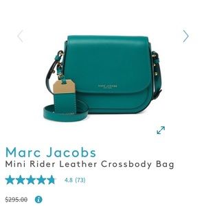 Marc Jacobs mini rider crossbody in arugula color